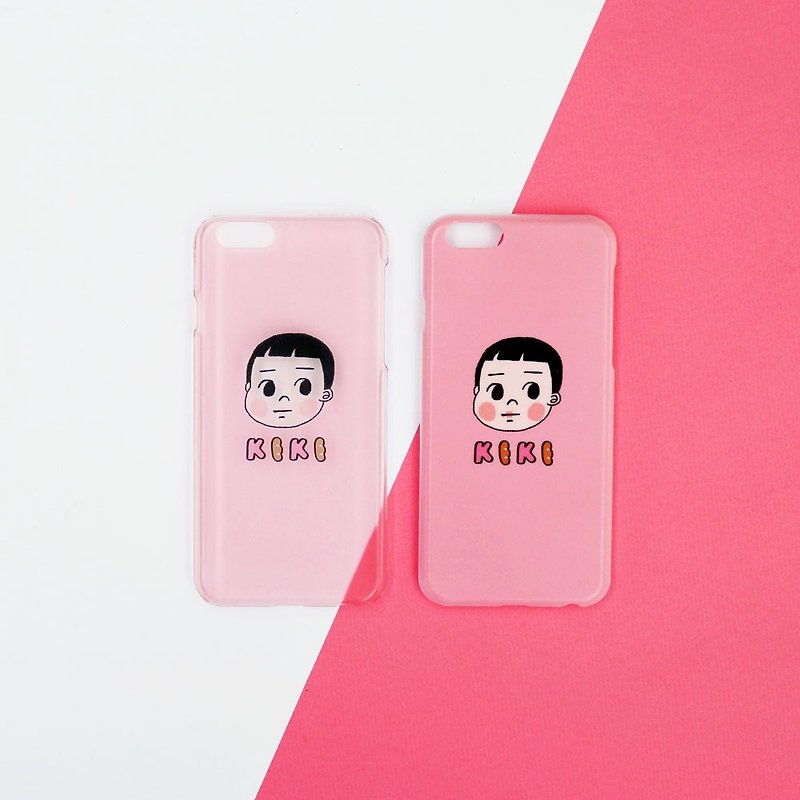 KIKI LOGO / Mobile Shell - Phone Cases - Plastic Pink