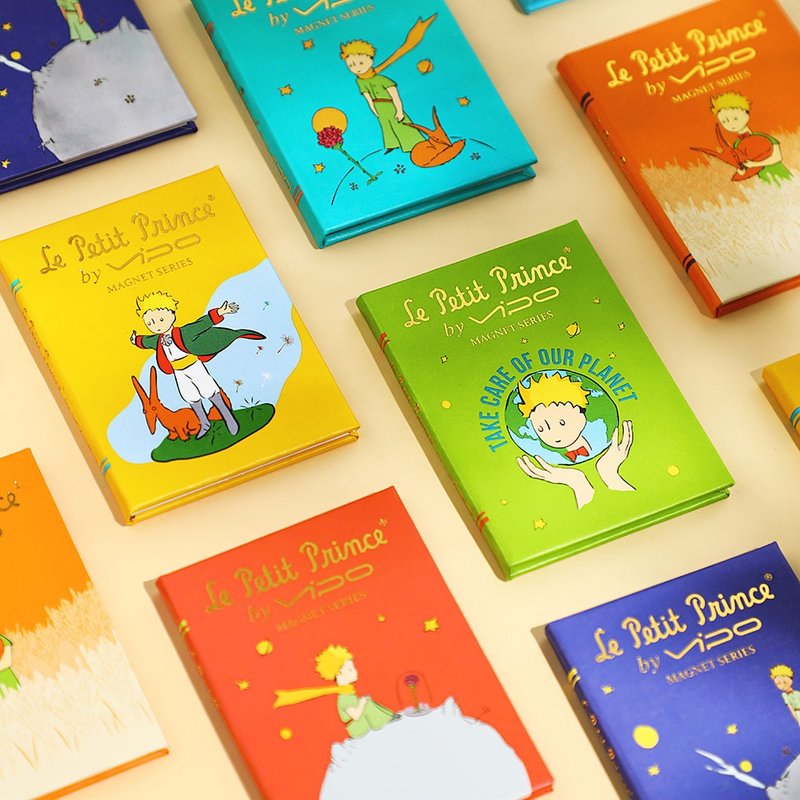 VIPO Little Prince Mini Book Refrigerator Magnet (six colors available in total) - Wall Décor - Other Metals Multicolor