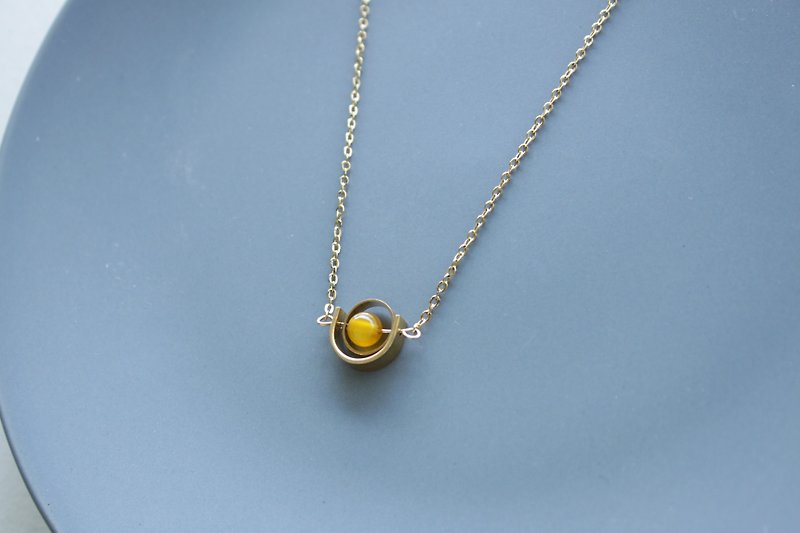 | Rotary | Necklace - Yellow - Necklaces - Other Metals Yellow