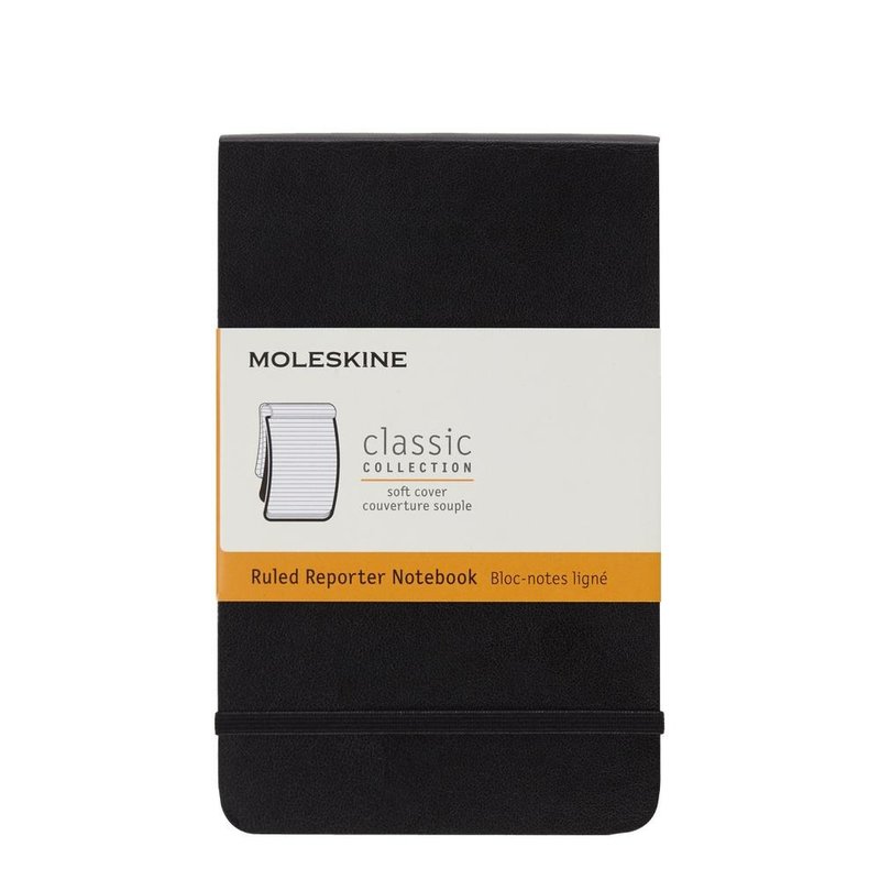 【MOLESKINE】經典記者型筆記本 - 筆記本/手帳 - 紙 黑色