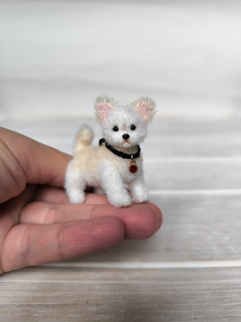 Puppy Sam - Stuffed Dolls & Figurines - Wool White