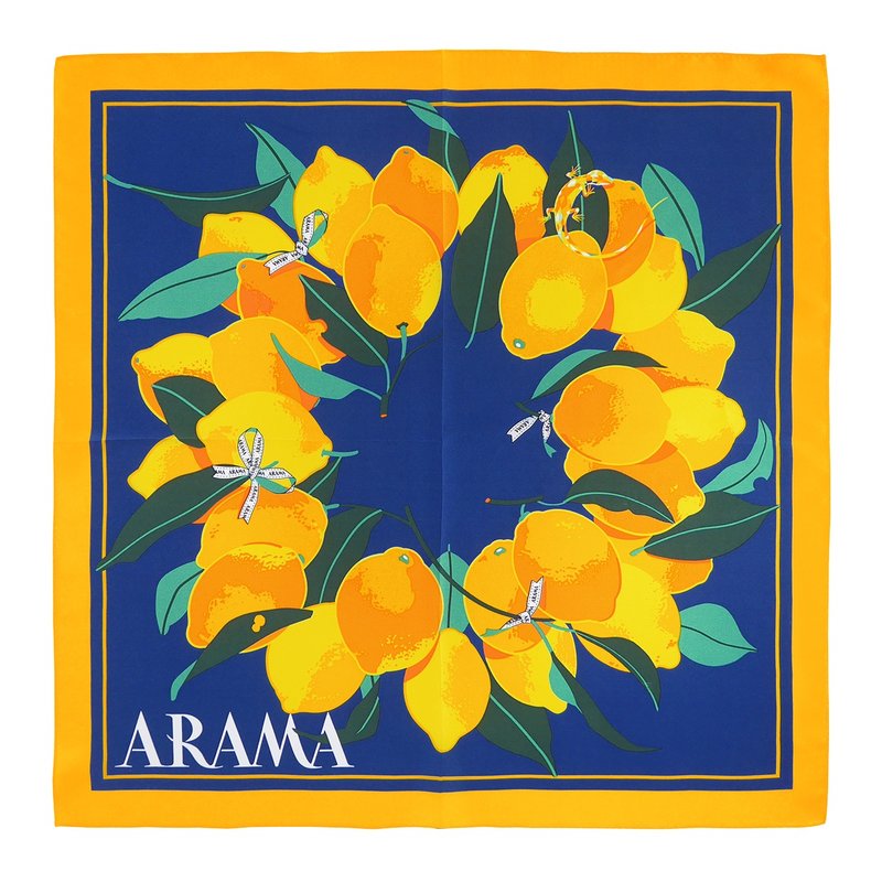 Lemon no scarf - Scarves - Silk Yellow