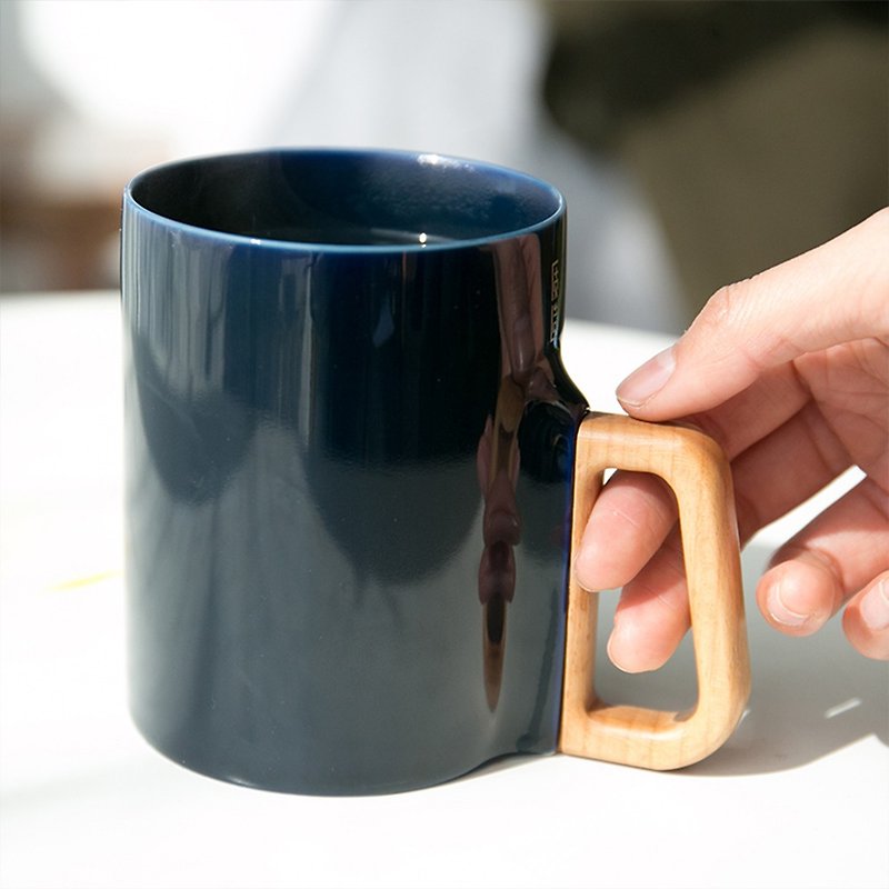 執杯 馬克杯陶瓷簡約咖啡杯 情侶可客製 - 咖啡杯 - 陶 