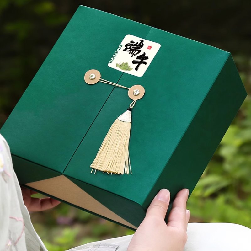 【禾果】端午節典雅時尚雙開綜合果乾禮盒 - 水果乾 - 紙 白色