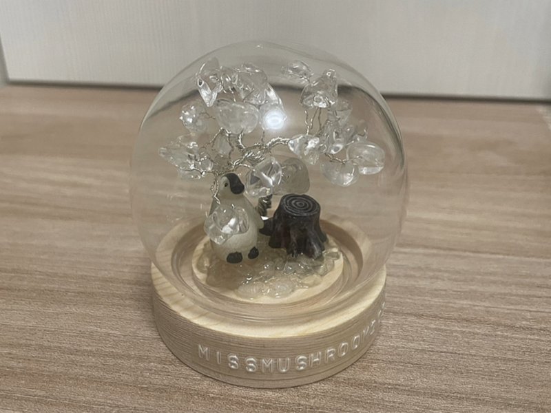 小企鵝款現貨 | 水晶樹系列微景觀水晶球 | 可愛 | 居家擺飾 - 裝飾/擺設  - 水晶 透明