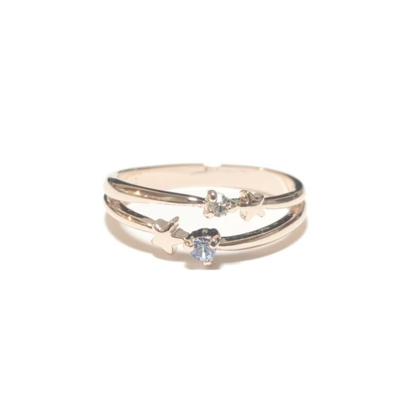 Petit Star Ring. - แหวนทั่วไป - โลหะ สีทอง