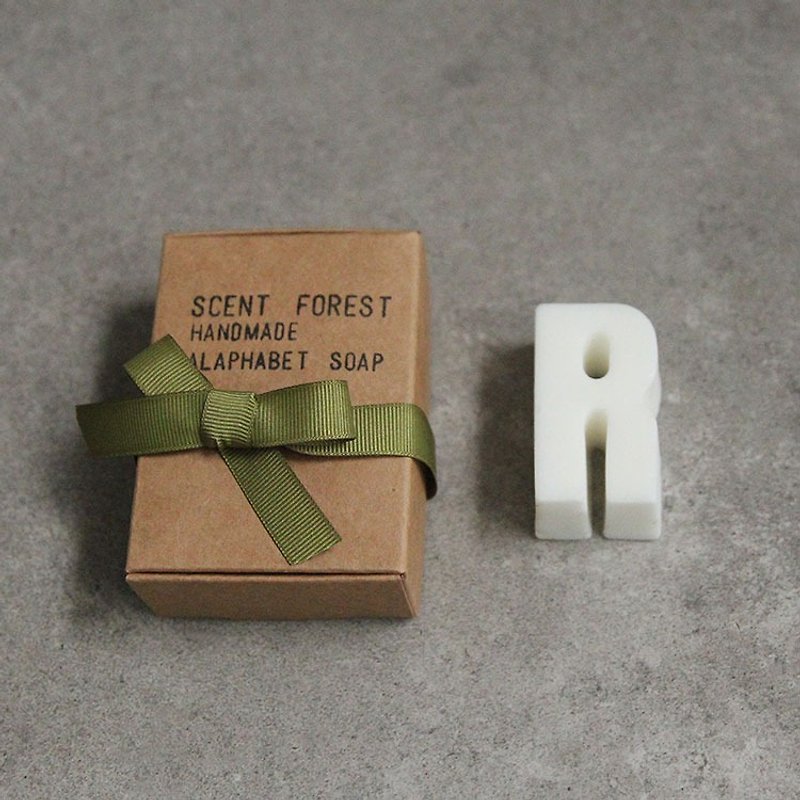 Alphabet Handmade Soap 1pc Gift Box - สบู่ - วัสดุอื่นๆ 