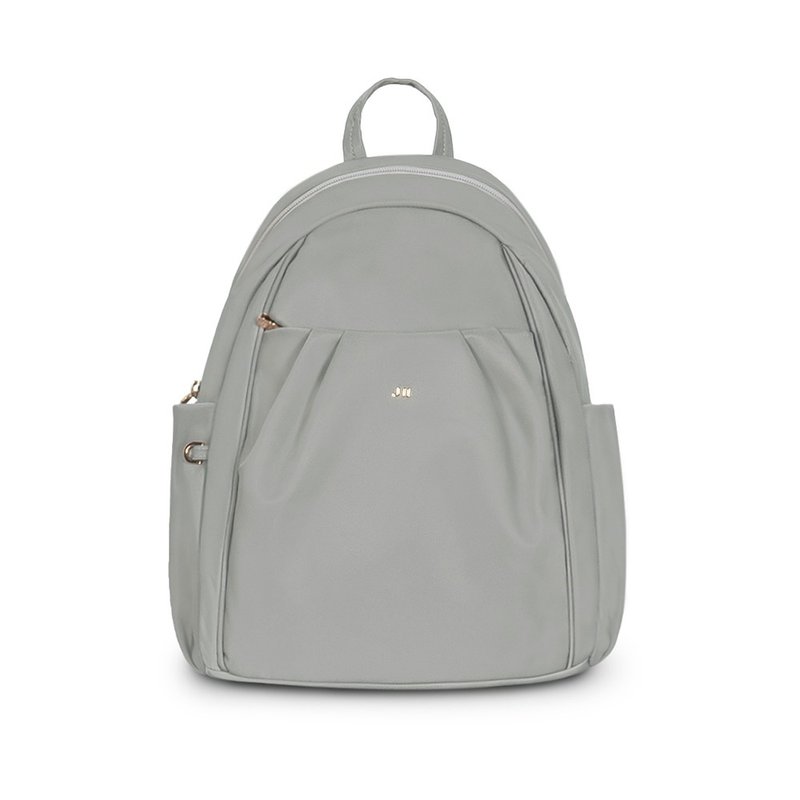 後背包-黛妃防潑水後背包(中款)-6603-41-多色任選 - 背囊/背包 - 尼龍 灰色