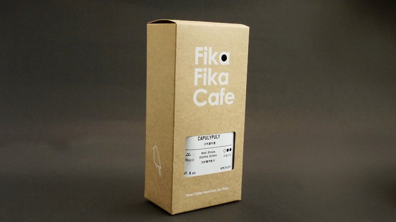 FikaFikaCafe　200G "中深烘焙限定版"卡布里布理 - 咖啡/咖啡豆 - 新鮮食材 咖啡色