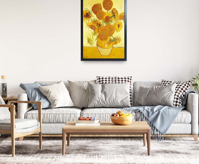 ゴッホ　ひまわり　装飾画 複製画 版画 アート インテリア Amazon.co.jp: インテリア ポスター ゴッホ 【ひまわり】 アート
