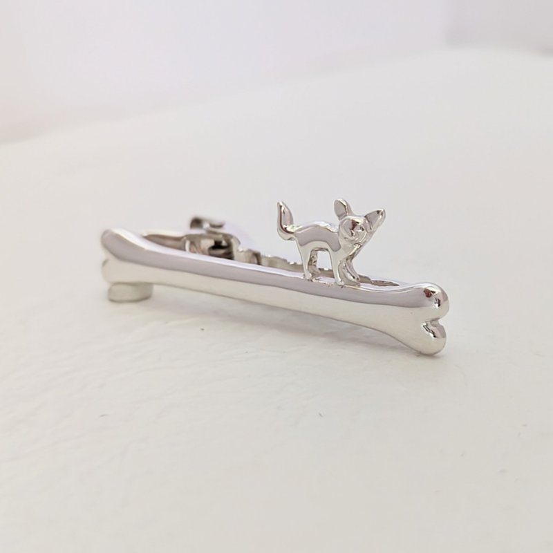 Chihuahua Silver Tie Clip - Ties & Tie Clips - Sterling Silver Silver