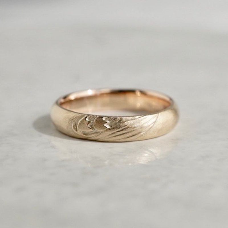 Lily of the valley single ring [R087K10] - 戒指 - 其他金屬 