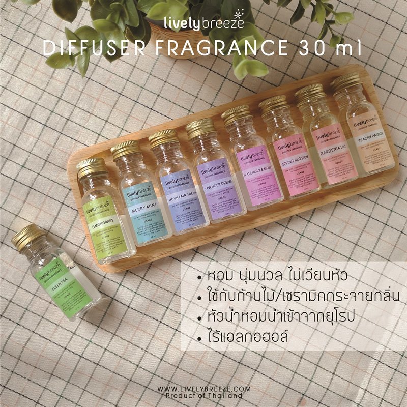 Diffuser Fragrance 30 ml น้ำหอมสำหรับห้อง 30 มล. - น้ำหอม - พลาสติก หลากหลายสี