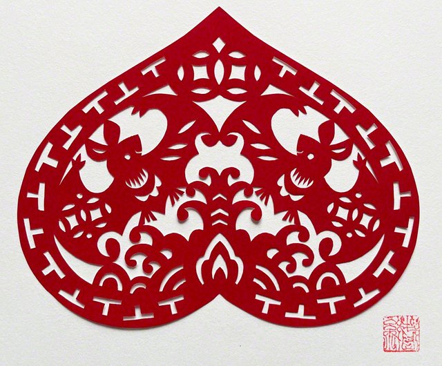 福の神 切り絵 アート フレーム付き 尾九 吉祥画 開運 宝船 イラスト 七福神 A3サイズ フレーム付き