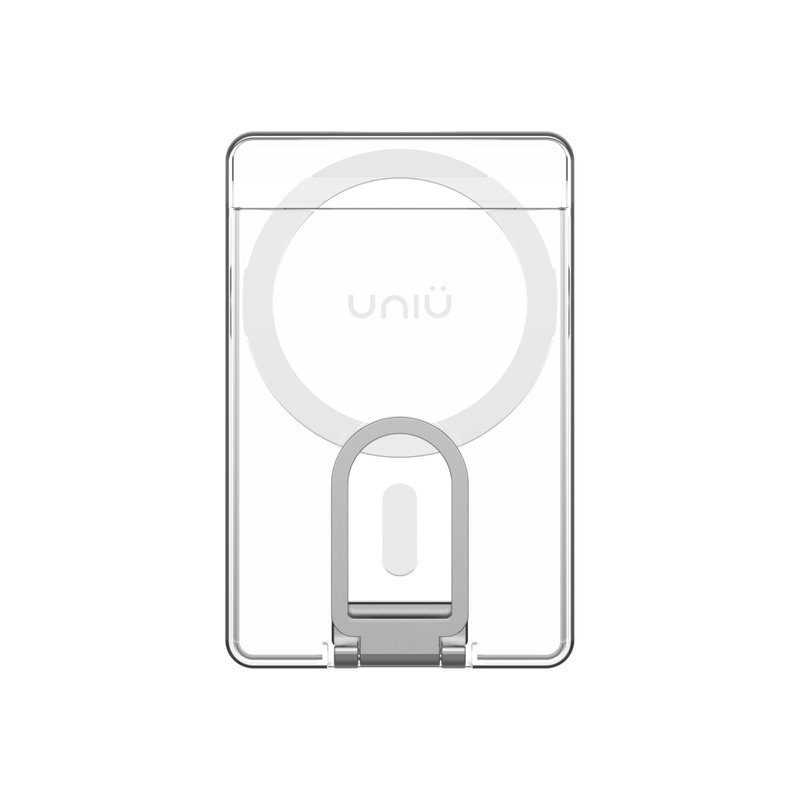 【UNIU】PURE Transparent Stand Card Holder (Compatible with MagSafe) - Phone Accessories - Plastic 