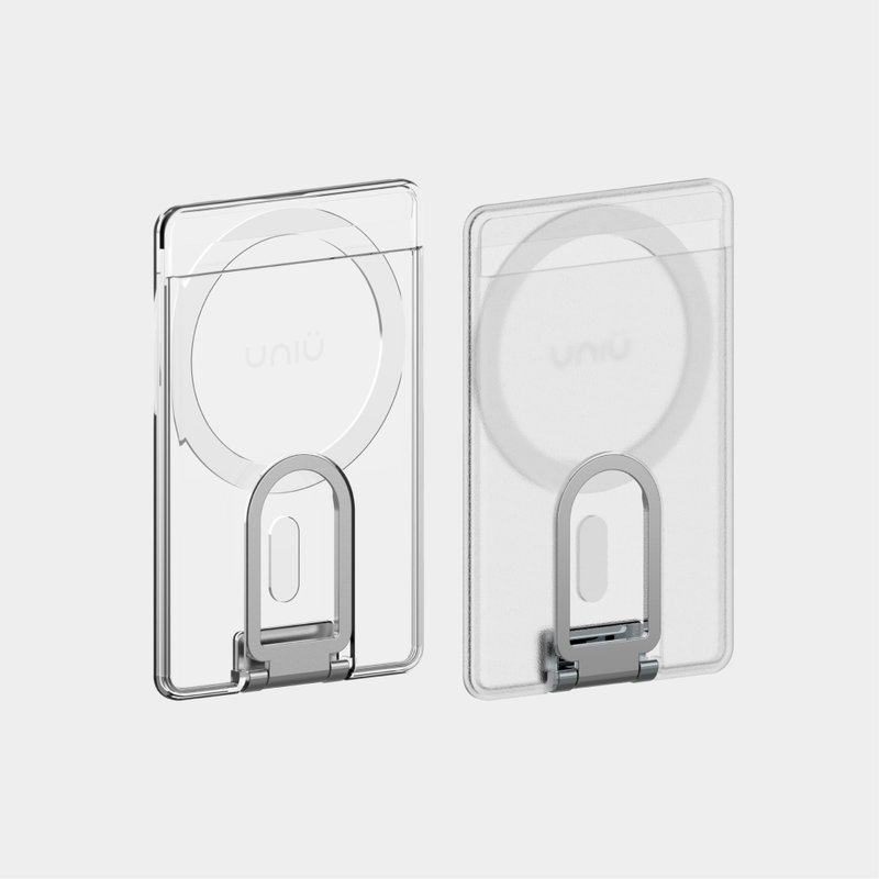 【UNIU】PURE 透明支架卡包 (兼容 MagSafe) - 手機配件 - 塑膠 