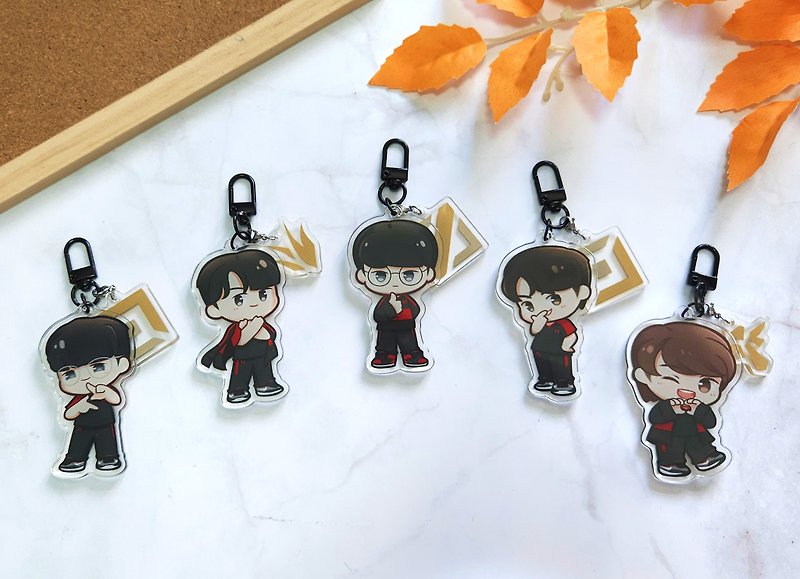 【League of Legends】T1 Acrylic Charms - Keychains - Plastic 