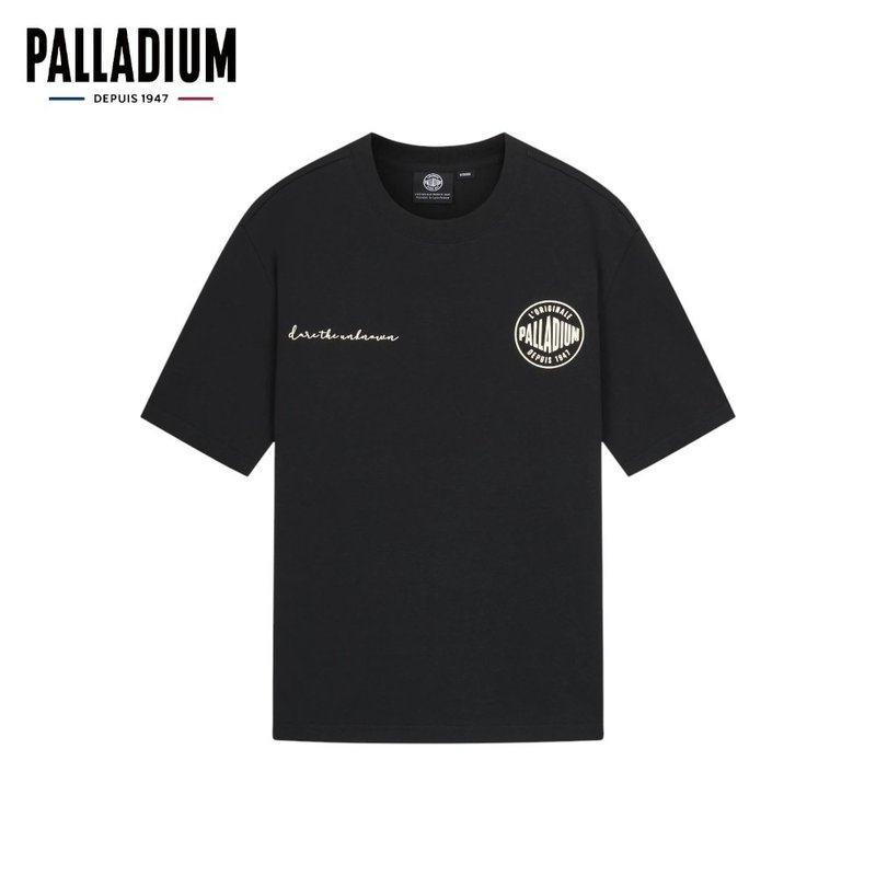 PALLADIUM 素面LOGO短T 男女款 鉛黑 1011346 - 男 T 恤 - 其他人造纖維 白色