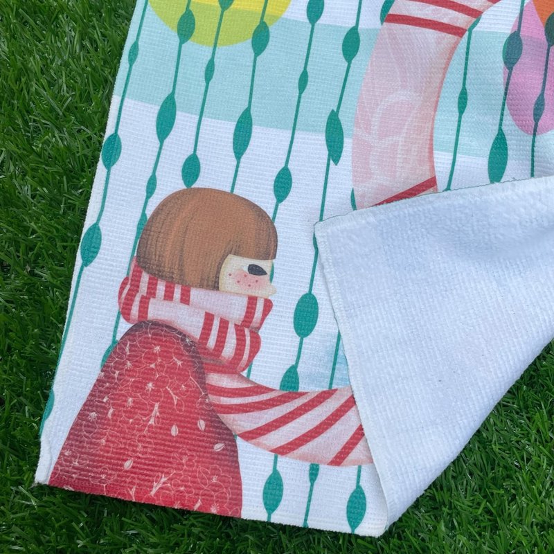 [Maggie's Original Design] Small Q Towel | 30*30 cm - ผ้าขนหนู - เส้นใยสังเคราะห์ หลากหลายสี