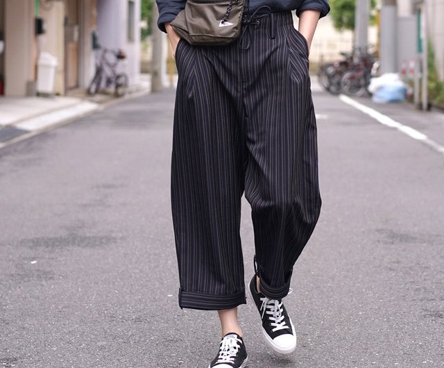 Striped Loose Pants Stripe