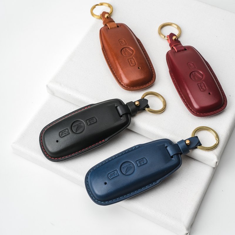 HONDA 本田 CRV CRV5 CRV6 HRV Goldwing Fit 汽車鑰匙皮套 - 鑰匙圈/鑰匙包 - 真皮 