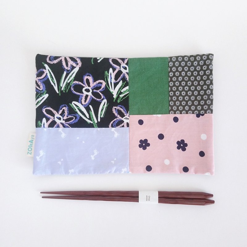 【In Stock】Patchwork Placemat (Japanese-style ‧ Green) - ผ้ารองโต๊ะ/ของตกแต่ง - ผ้าฝ้าย/ผ้าลินิน สีเขียว