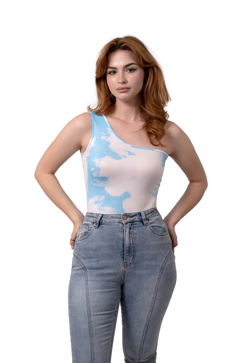 Odysee's Originals: Cloud IV Bodysuit - Other - Polyester Multicolor