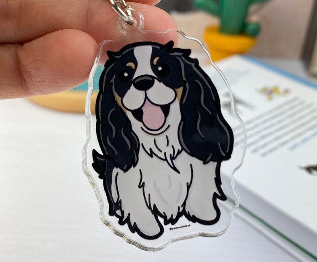 Cavalier king charles sales spaniel keychain