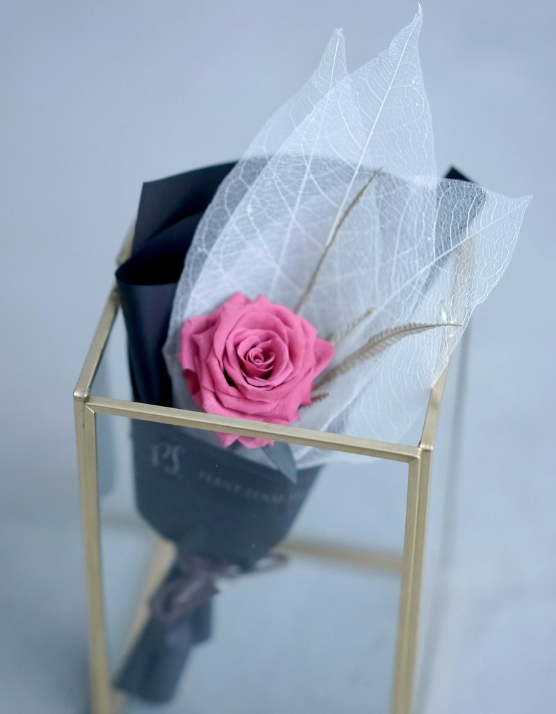 おすすめのエターナルブーケマルチカラーシングルエターナルフラワー枯れないバラと外箱包装バラの色 - ドライフラワー・ブーケ - 寄せ植え・花 ピンク