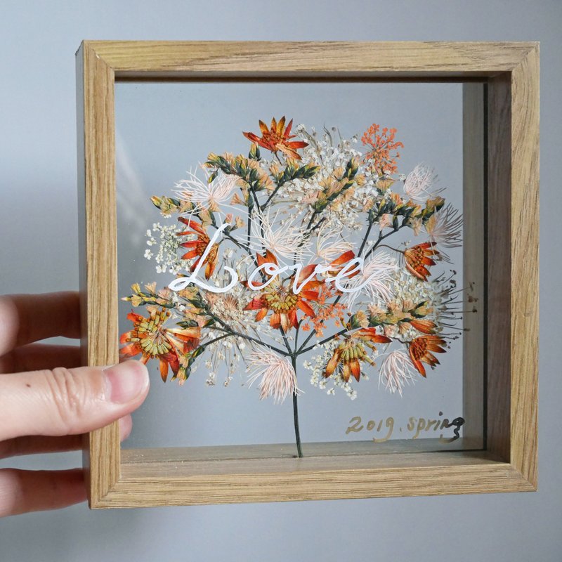 PRESSED FLOWERS PHOTO FRAME - กรอบรูป - ไม้ 