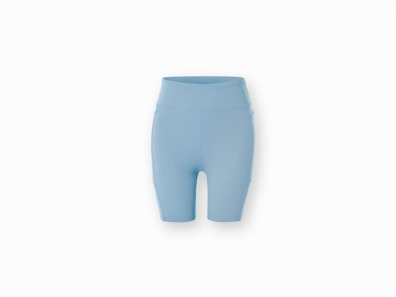 【JinOxy】Plus Ultra Biker Cycling Pants Baby Blue - ชุดโยคะ - เส้นใยสังเคราะห์ 