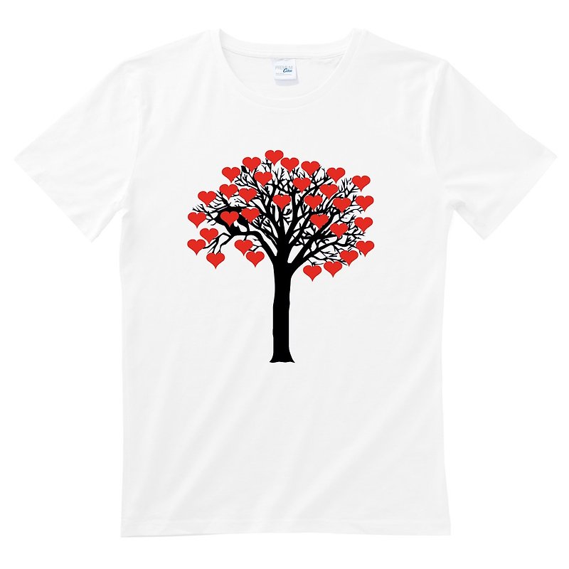 Love Tree unisex white t shirt - Women's T-Shirts - Cotton & Hemp White