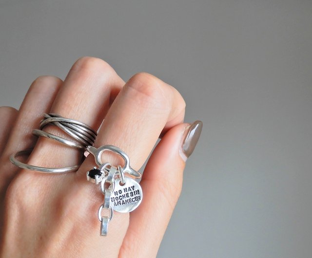 指輪 ♡チャーム セットPARIS ゴールド アンバー グリーン 輸入ジュエリー セーラームーンのエスメロード 指輪 ♡チャーム セットPARIS