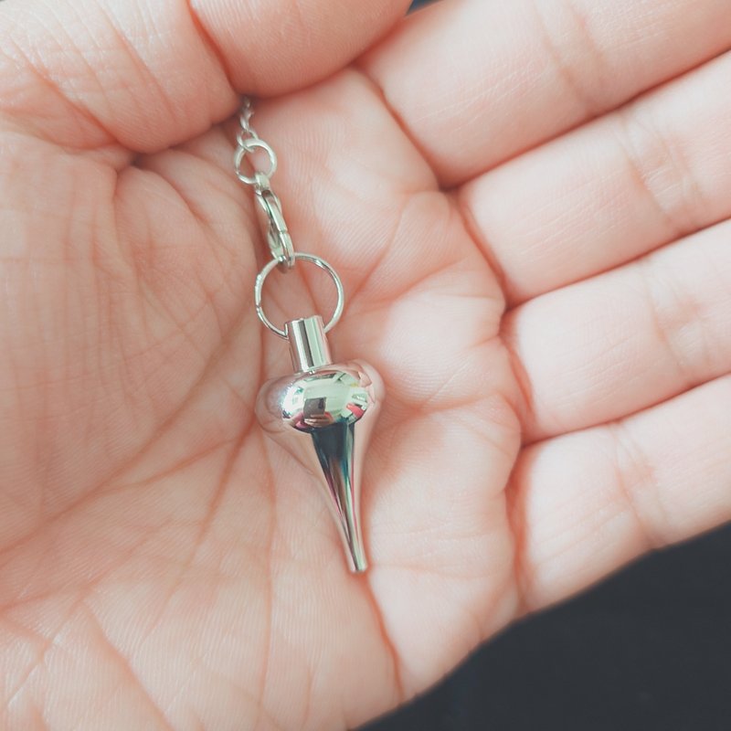 金屬靈擺 Pendulum (銀色) - 項鍊 - 其他金屬 灰色