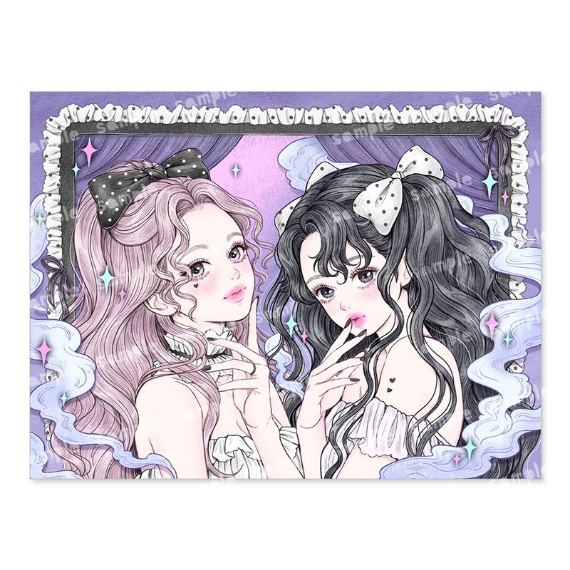 Twinkle Dot postcard - 卡片/明信片 - 紙 
