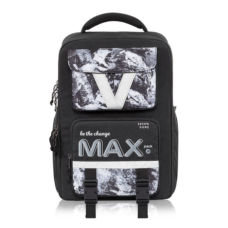 TigerFamily MAX Inspired JR Ultra-Lightweight Backpack Pro 2S - Rock Mist Black - กระเป๋าเป้สะพายหลัง - วัสดุกันนำ้ สีดำ