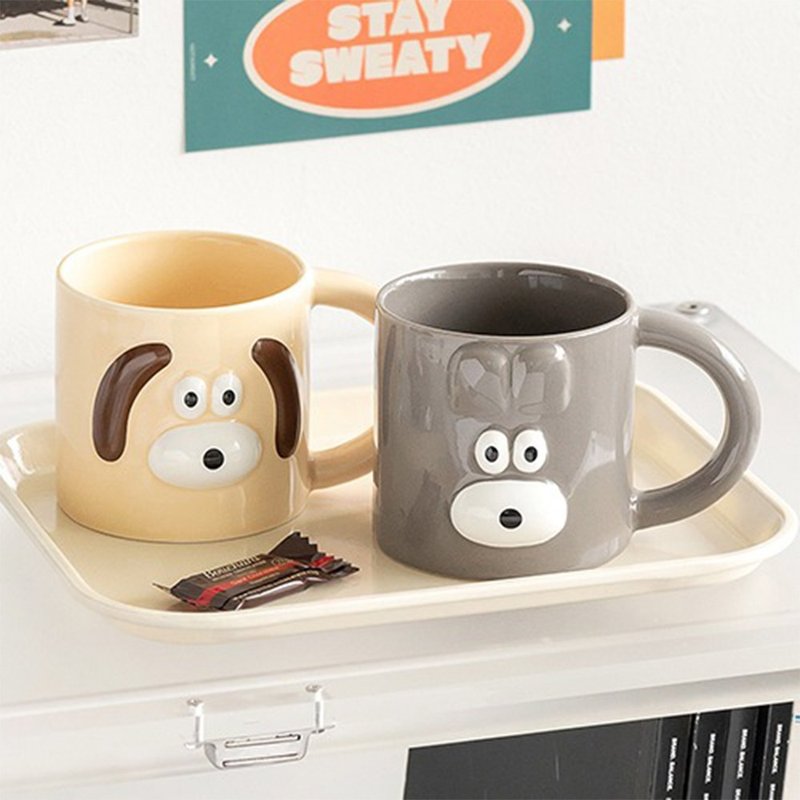 Romane Brunch Brother Brunch Brother Dog Bunny Mug - แก้ว - แก้ว 