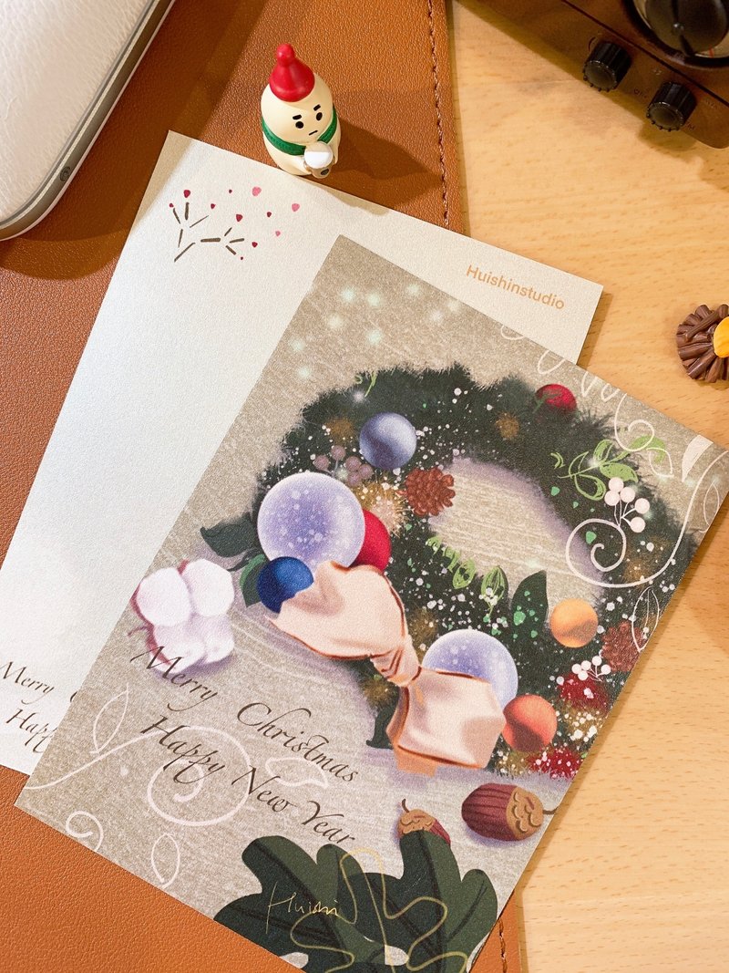 [Christmas Postcard-Starry Sky Style] Gathering with You - Cards & Postcards - Paper 