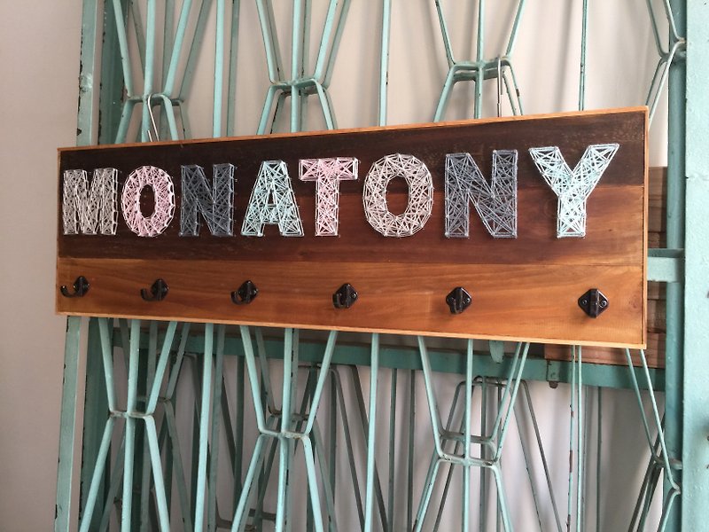 Customized wood as a signboard store furnishing hanger opening a store gift wood as a hook wall decoration - Items for Display - Wood 