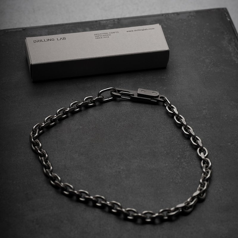 ANONYMOUS CHAIN NECKLACE 316鋼製項鍊_鋼色 - 項鍊 - 不鏽鋼 銀色