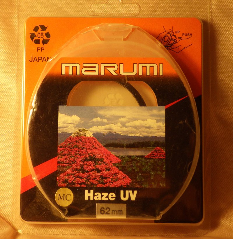 Marumi MC UV Haze Filter 62mm Thread Mount Case & Box Japan 1A Type - กล้อง - แก้ว 