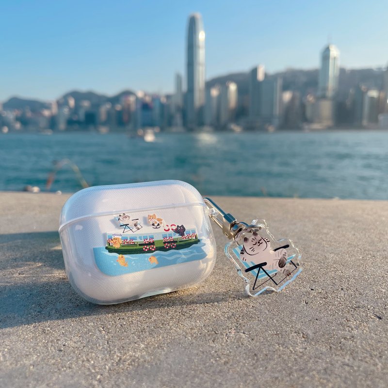 汪喵香港遊系列 - 小輪 / Airpods Case / 耳機殼 - AirPods/耳機保護套 - 塑膠 