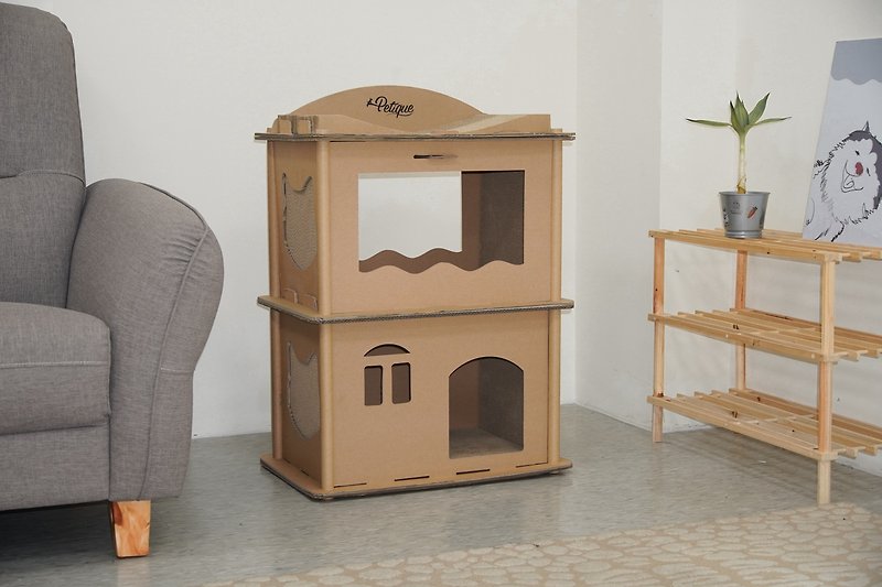 Feline Condo Cat Apartment - อุปกรณ์แมว - กระดาษ 