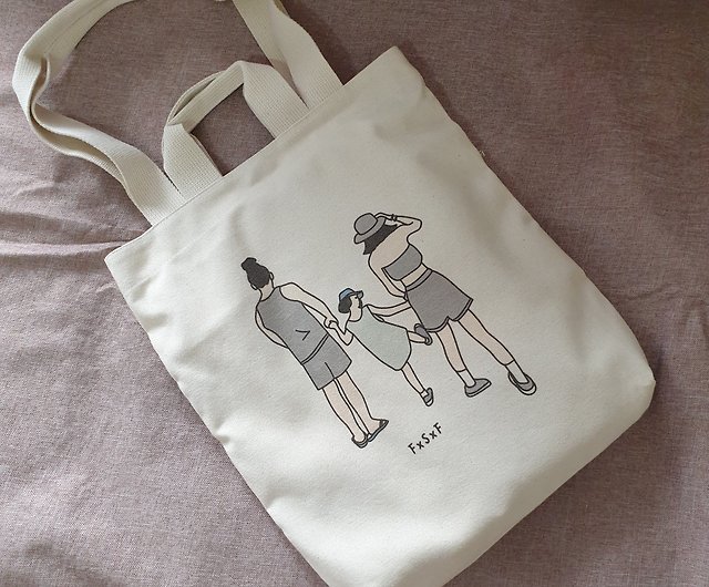 Canvas Sling Bag - Personalized it with favrourite artwork as unique gift