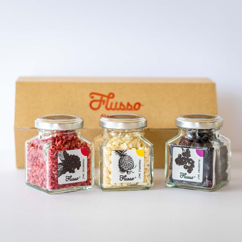 [Fruit Salt] Gift Box Natural Fruit x Organic Salt New Sensation Seasoning Furusso Great as a gift for birthday gifts, wedding gifts, family gifts, etc. Franbois - เครื่องปรุงรส - อาหารสด หลากหลายสี