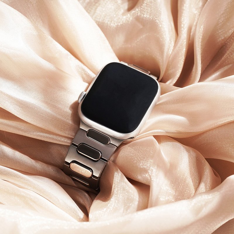 APPLE WATCH - I型拼接鈦金屬 apple watch 錶帶 - 錶帶 - 其他金屬 
