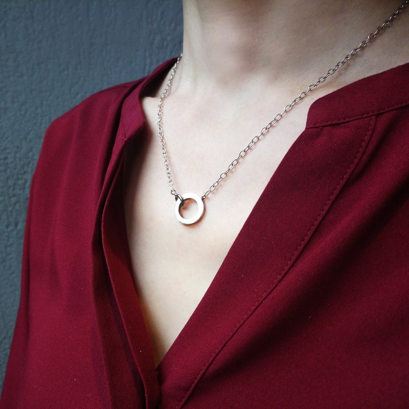 complete a necklace | mittag jewelry | handmade and made in Taiwan - Necklaces - Silver Silver