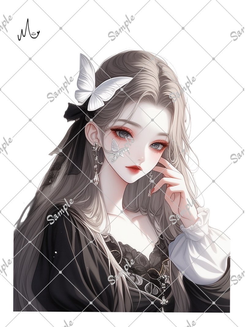 オリジナル人物ステッカー - 貼紙 - 紙 