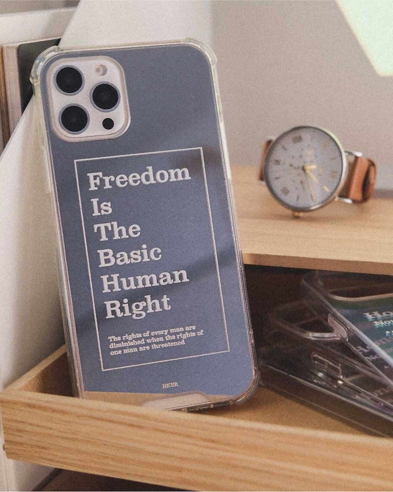 Hong Kong Brand Immigration Gift All Right Reserved Mirror iPhone Case - Phone Cases - Plastic 