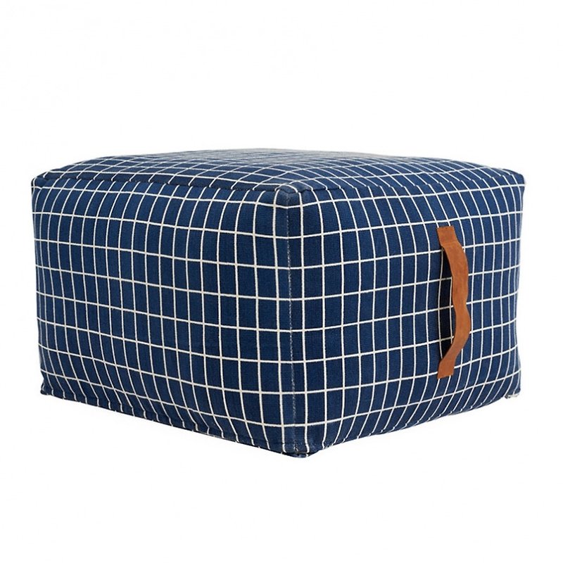 SIT ON ME Cushion-Square | OYOY - Other Furniture - Cotton & Hemp Blue